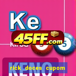rick doces cupom primeira compra